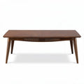 Table en bois massif 180 x 90 x 75cm avec design élégant et finition soignée