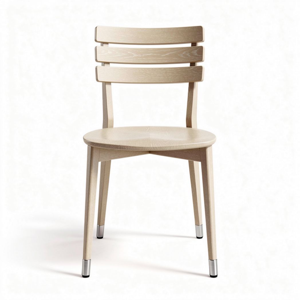 Chaise en bois clair pour intérieur dimensions 42 x 45 x 85cm